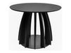 Icecat Table à manger ronde noire ø100 cm