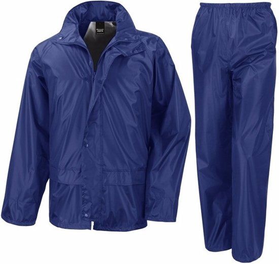 Result Blauw All Weather regenpak voor volwassenen L 42/52