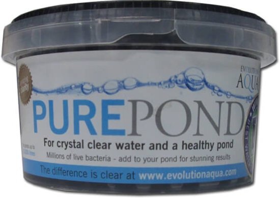 Evolution aqua Pure Pond langzaam vrijkomende BacteriÃ«n Gell ballen 500ml Uw water is onze zorg