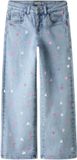 Name it winter jeansbroek meisjes - blauw - wide leg fit - NkfRose