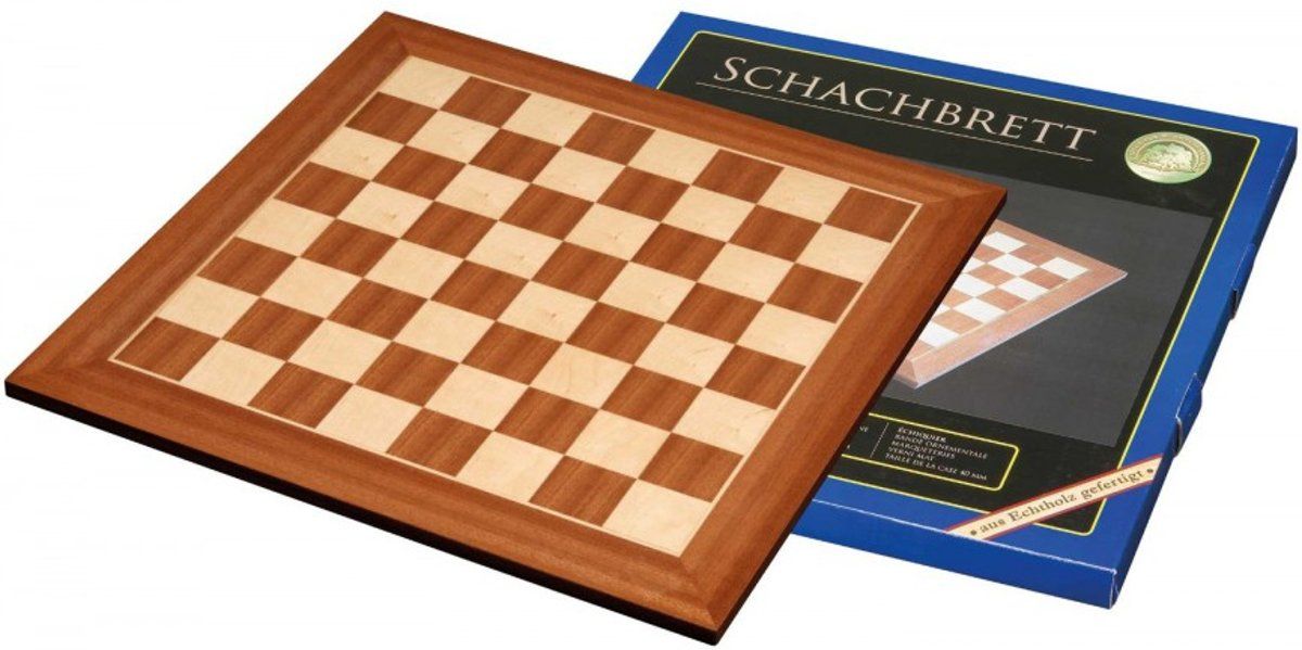 Philos Schaakbord London - veld 45 mm - hout - unisex - vanaf 4 jaar