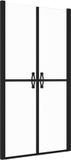 vidaXL Douchedeur, helder veiligheidsglas (88-91)x190 cm