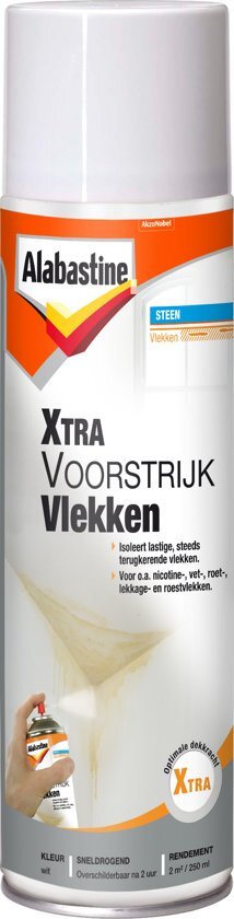 Alabastine XTRA VOORSTRIJK VLEKKEN SPUITB. 250 ML