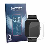 Savvies 3 Stuks Screenprotector - Geschikt voor Kriutefy Smartwatch 1.83" - Transparant
