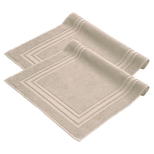 Komfortec Badmat - 2 stuks - 50x70 cm - Beige