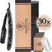 Guardenza Shavette scheermes zwart acetate (incl. 30 scheermesjes en hoes)