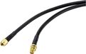 SpeaKa Professional Câble d'extension d'antenne [1x fiche RP-SMA - 1x prise RP-SMA] 2,00 m Noir