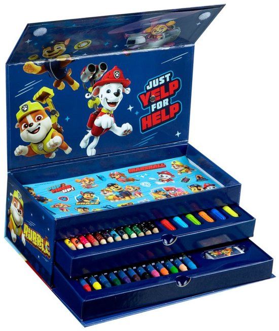 4KidsOnly Kleurkoffer Paw Patrol - 44dlg.