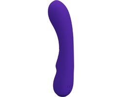 Pretty Love Matt G-Spot Vibrator Flexibele Schacht 12 Standen Paars