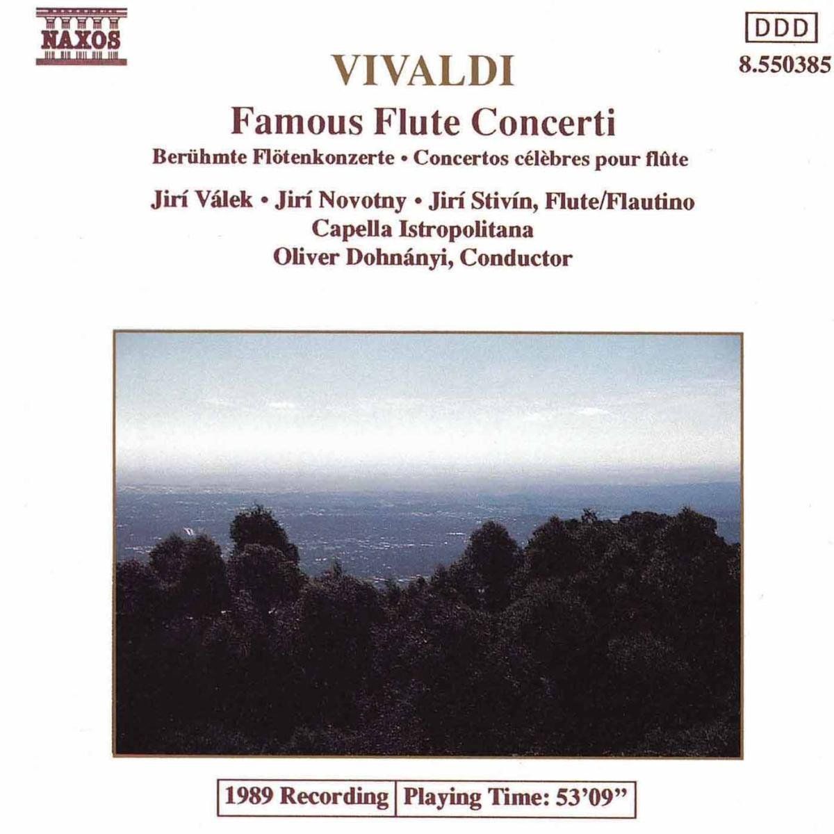 OUTHERE Vivaldi: Famous Flute Concertos / Oliver Dohnanyi