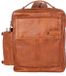 Spikes & Sparrow Leren Laptop Rugzak - 15.6 inch - Fred - Brandy Cognac