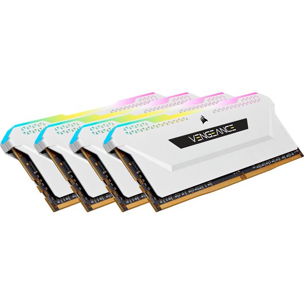 Corsair Vengeance RGB Pro 32GB (4x8GB) DDR4 3600MHz - CMH32GX4M4D3600C18W