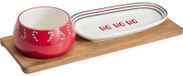Service set, 3 pièces, avec motif de Noël