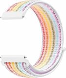 By Qubix Qubix - Geschikt voor Garmin bandje - Geschikt voor Garmin Venu / Sq / Sq2 / 2 plus - Sport Loop nylon bandje - Multicolor - Smartwatch bandje 20mm