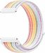 By Qubix Qubix - Geschikt voor Garmin bandje - Geschikt voor Garmin Venu / Sq / Sq2 / 2 plus - Sport Loop nylon bandje - Multicolor - Smartwatch bandje 20mm