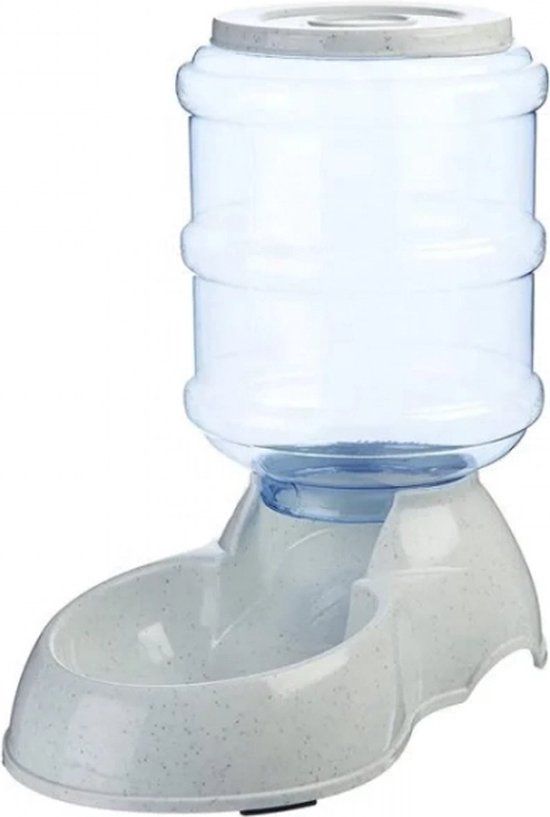 Herzberg HG04180 Automatic Pet Feeder - 3.5L - Dog - Cream