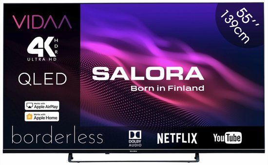 Salora QLED55UV1 / QLED Smart TV / 55 inch / 2026