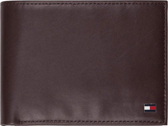 Tommy Hilfiger - Eton - CC and coin pocket heren portemonnee - Brown