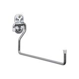 Sauvic 01515 Multifunctionele haken, wandmontage, verzinkt, 29 x 2 x 12 cm