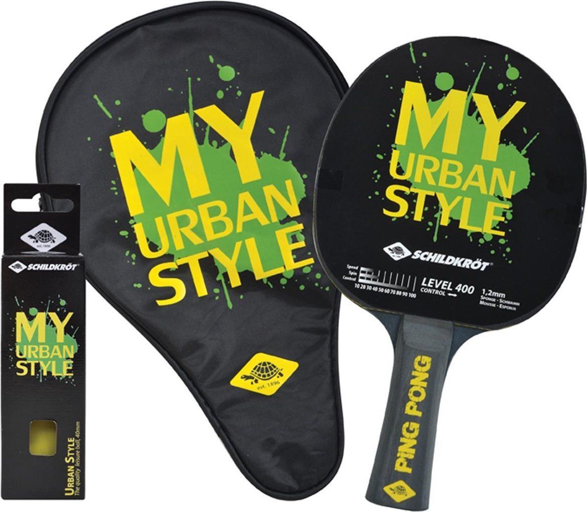 Donic-Schildkröt Tafeltennisset My Urban Style 5-delig
