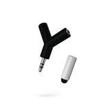 Hama 2-in-1 Stylus met Y-stekkeradapter, Zwart, Blauw, Groen, Rood, Wit