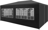 vidaXL Partytent 3x6 m Antraciet