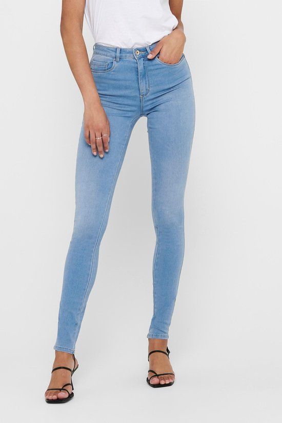 ONLY ONLROYAL LIFE HW SK JEANS BJ13333 - Women's Jeans - W28/L34 - Blue