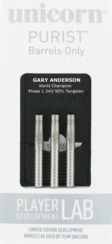 Unicorn W.C Purist Gary Anderson Phase 1 90% 22 gram