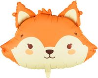 PARTYDECO Folieballon Vos 57 x 42 cm Veelkleurig