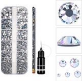 Goodbitz® Rhinestones - 3-delig - Nagelsteentjes - Inclusief lijm - Kleur B