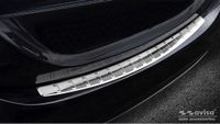 RVS Achterbumperprotector passend voor Mercedes C-Klasse W205 Sedan 2014-2019 & 2019-2021 'Ribs'