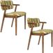 Dutchbone Sara Eetkamerstoelen Groen - Set van 2