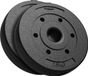 Rebel Active Serie - Bitumineuze Olympische Gewichten - 15kg Set - 51mm Gaten - Duurzame PVC Coating