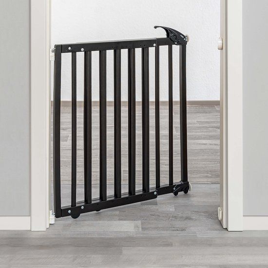 Deurrooster Reer Veiligheidshek 63-106cm - Zwart - Klembevestiging