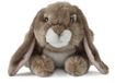 Living Nature lapin peluche brun avec oreilles tombantes écologique.