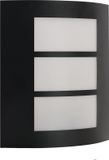 Eglo Rascino-E Wandlamp Buiten - E27 - 26 cm - Zwart/Wit