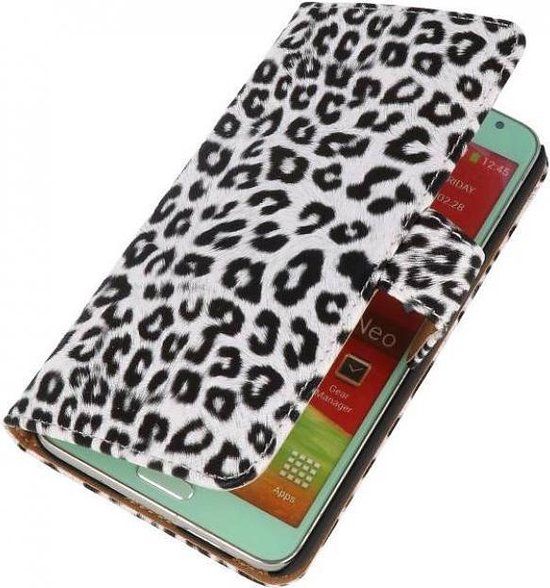 BAOHU Luipaard Bookstyle Case for Samsung Galaxy Note 3 Neo - White