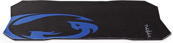 Nedis GMPD100BK Gaming Muismat Zwart, Blauw