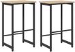 vidaXL Barkruk Sonoma Eiken 74 cm