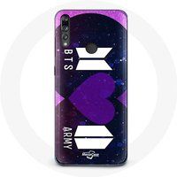 Maniacase Hoesje voor Huawei P30 Lite Bangtan Sonyeondan Logo BTS Et Logo ARMY I Purple You