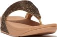 FitFlop Damessandalen Lulu Toe Post - Glitterball - Oud Goud - Maat 37