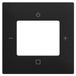 Busch-Jaeger Centraalplaten met opdruk Busch-Radio zwart mat - Busch-balance® SI (8252-915-101)