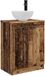 vidaXL Badkamermeubel met Wasbak Oud hout 54 x 35 x 83 cm