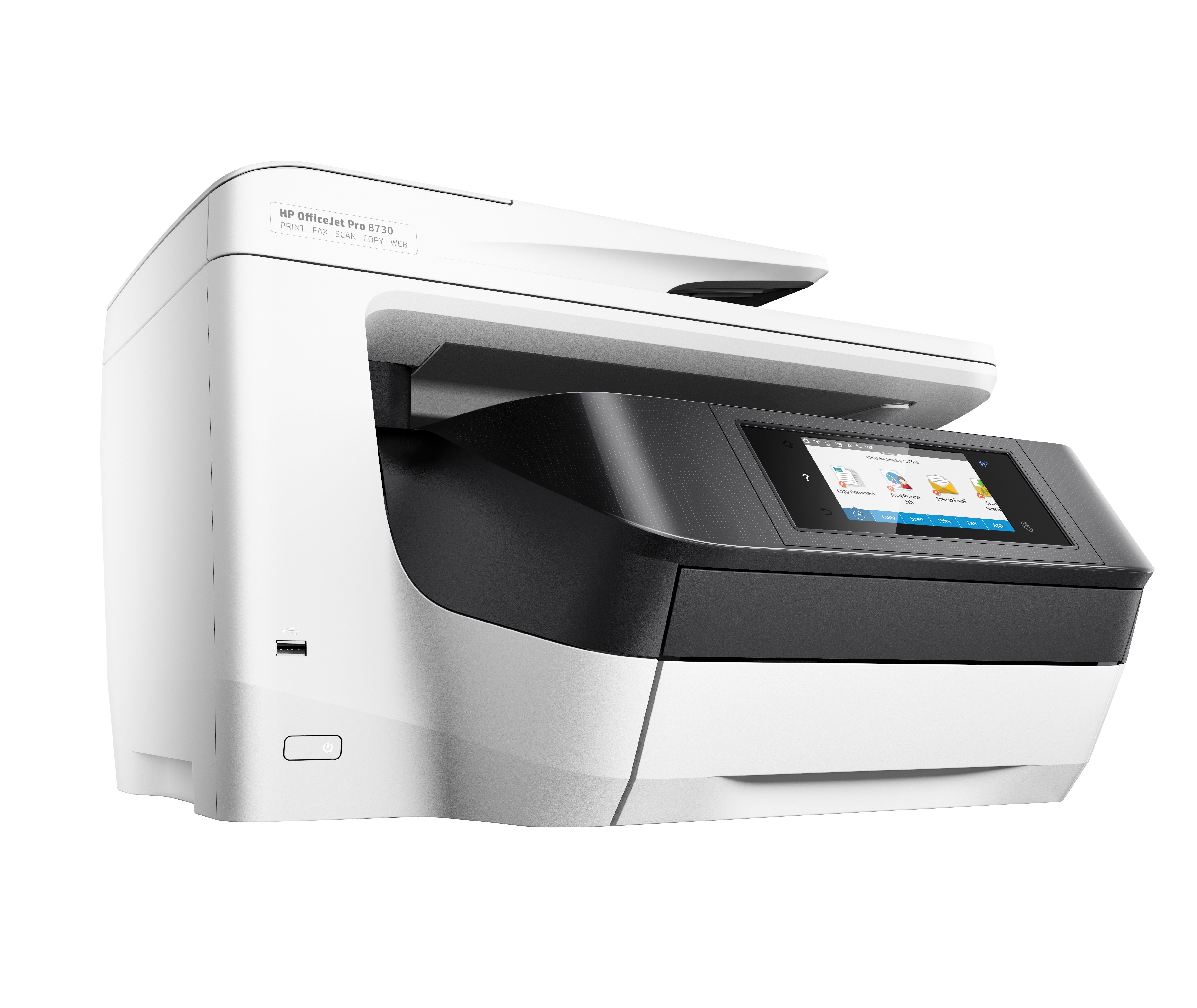HP OfficeJet Pro 8730 All-in-One Printer | Print/Scan/Copy/Fax | Wi-Fi