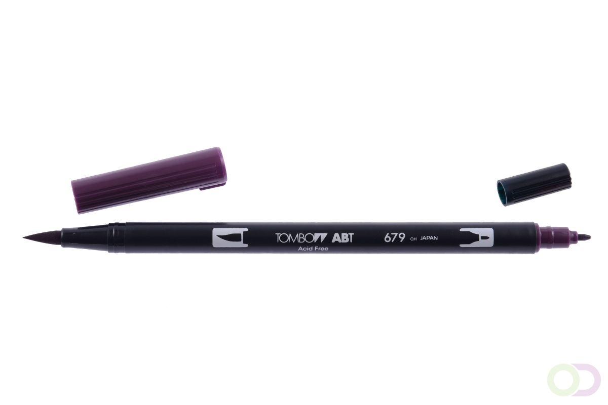 Tombow ABT Dual Brush Pen Dark plum