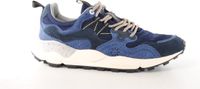 Flower Mountain heren sneaker Yamano suède en nylon blauw