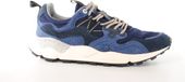 Flower Mountain heren sneaker Yamano suède en nylon blauw