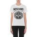 Moschino T-shirt en jersey biologique Teddy Bear Blanc