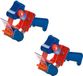 Tesa 6x stuks Tesa verpakkingstaperollers roldispensers blauw/rood
