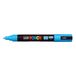 Uni-Ball PC-5M Kogelpunt Markeerstift Lichtblauw